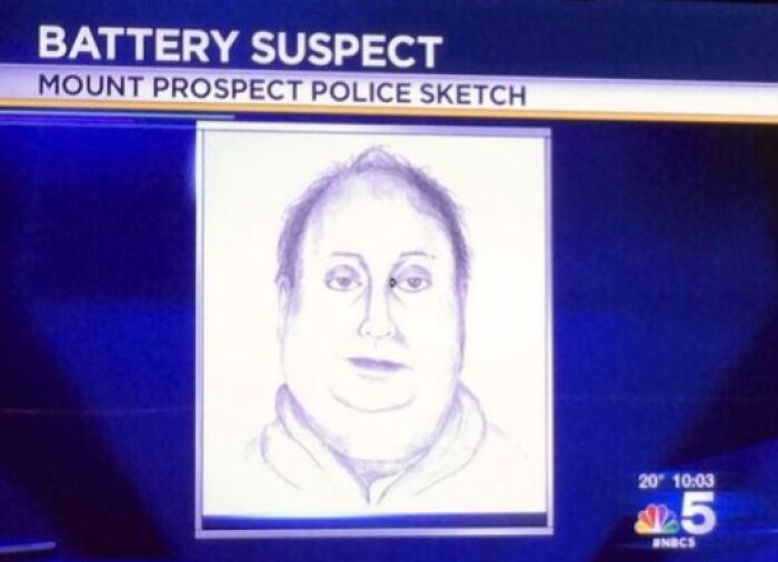 44 Times Police Sketches Looked More Like Really Bad Caricatures