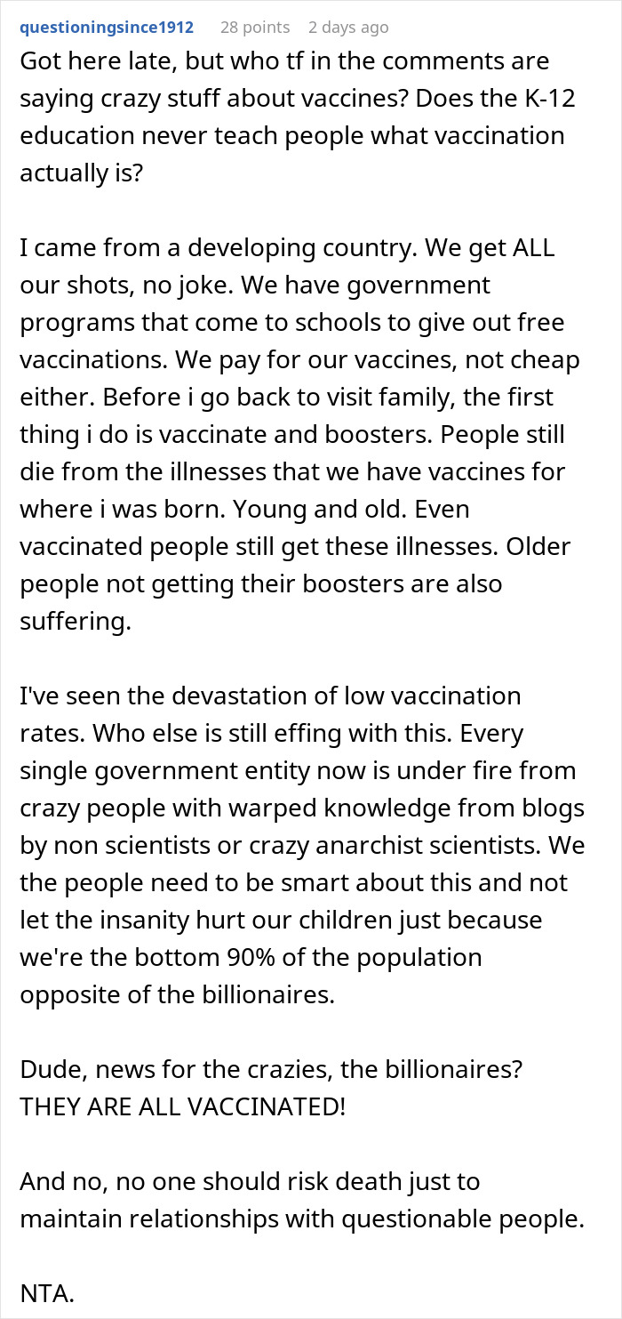 Woman Tells Friend “I Won’t Allow My Child Around Your Unvaccinated Kid,” Sparks Huge Fallout