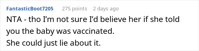 Woman Tells Friend “I Won’t Allow My Child Around Your Unvaccinated Kid,” Sparks Huge Fallout