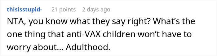 Woman Tells Friend “I Won’t Allow My Child Around Your Unvaccinated Kid,” Sparks Huge Fallout