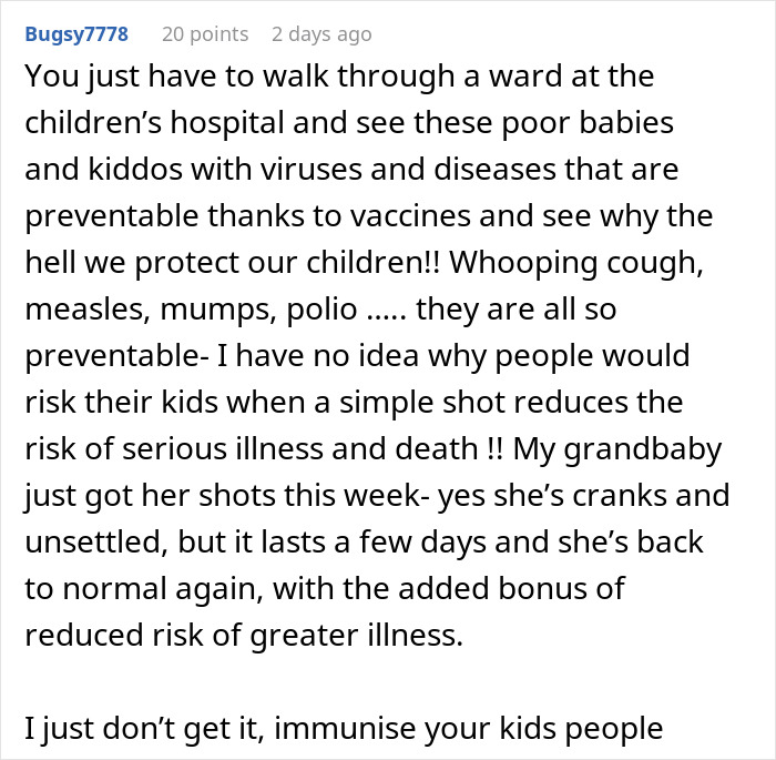 Woman Tells Friend “I Won’t Allow My Child Around Your Unvaccinated Kid,” Sparks Huge Fallout