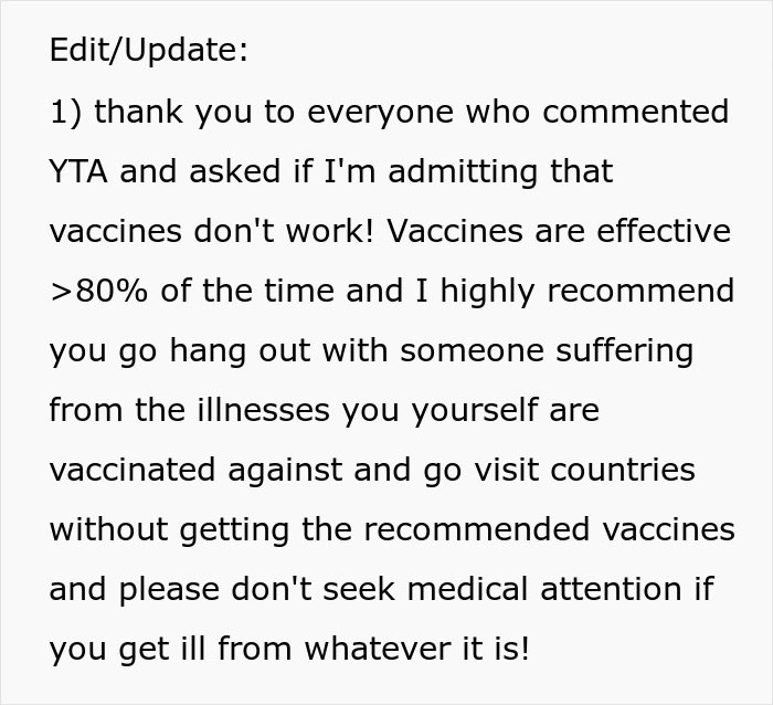 Woman Tells Friend “I Won’t Allow My Child Around Your Unvaccinated Kid,” Sparks Huge Fallout
