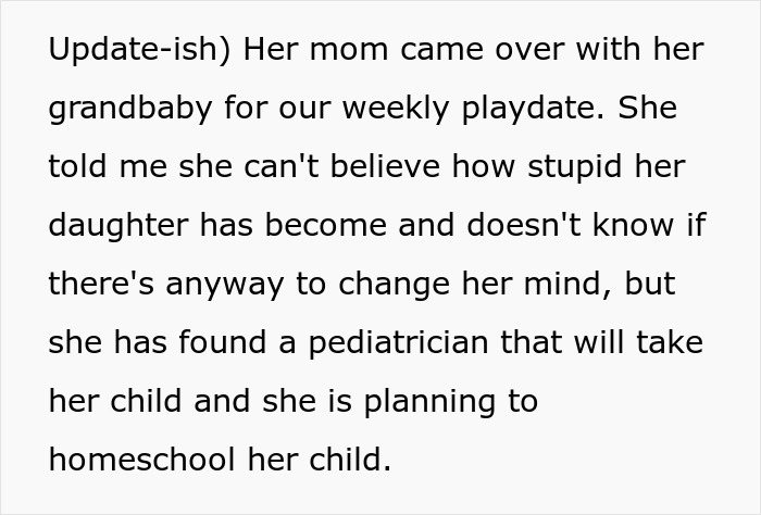 Woman Tells Friend “I Won’t Allow My Child Around Your Unvaccinated Kid,” Sparks Huge Fallout