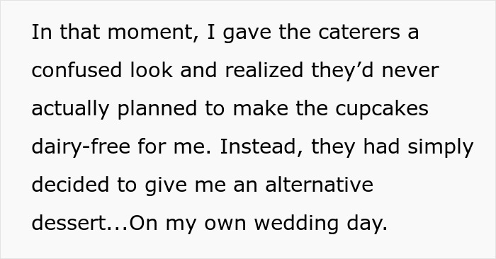 Wedding Vendors Leave Bride With No Cupcakes Because Of Her Allergy