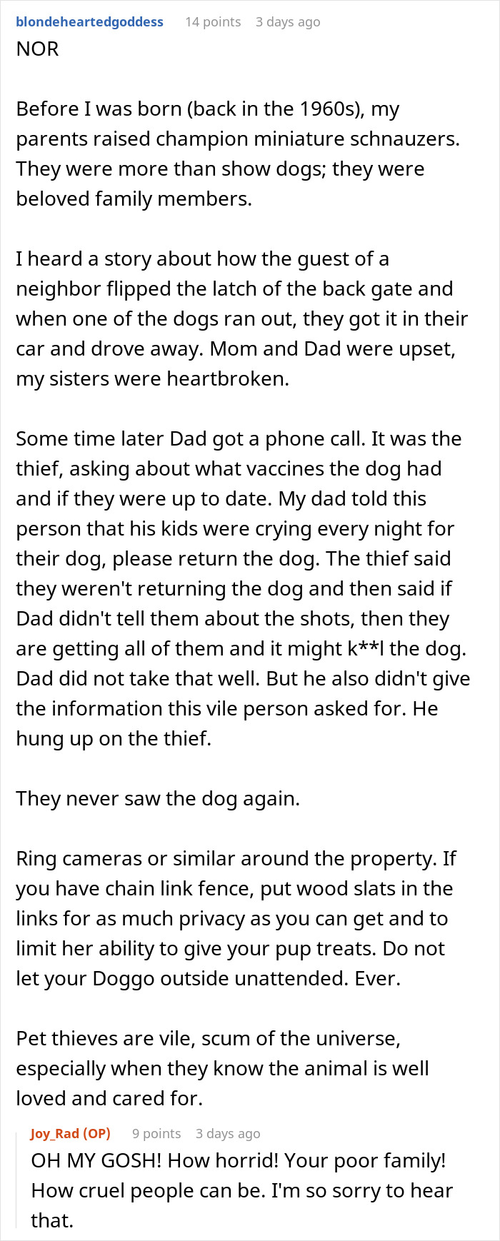 Elderly Lady Allegedly Plans To Steal Neighbor’s Doggo For Her Friend’s Daughter, Owner In Shock