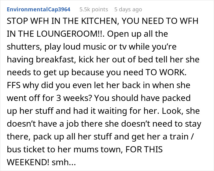 Homeless Friend Moves In With Couple, Ends Up Mooching Off Of Them For 5 Months, They’re Livid