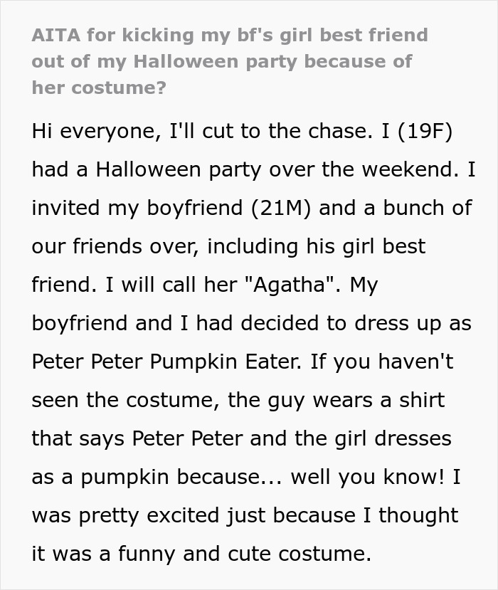 “The Room Went Silent”: Woman Kicks Out BF’s Female Friend For Her Inappropriate Halloween Costume