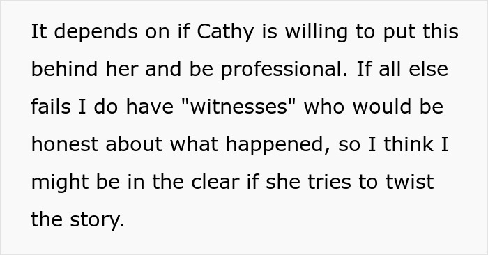 Woman Gets Fired When She Causes Drama Because Coworker Accidentally Revealed Her Lies