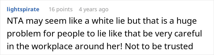 Woman Gets Fired When She Causes Drama Because Coworker Accidentally Revealed Her Lies