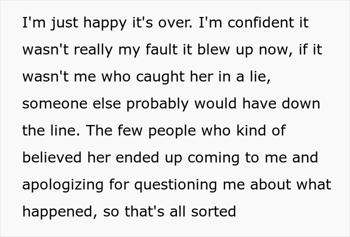 Woman Gets Fired When She Causes Drama Because Coworker Accidentally Revealed Her Lies