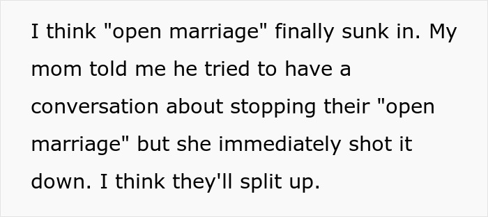 Husband Gets A Brutal Reality Check After Realizing An Open Marriage Applies To Both Spouses