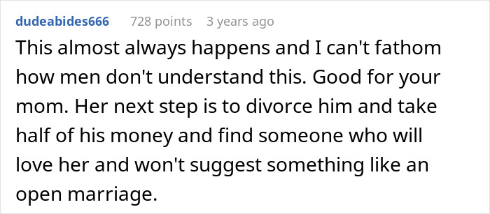 Husband Gets A Brutal Reality Check After Realizing An Open Marriage Applies To Both Spouses