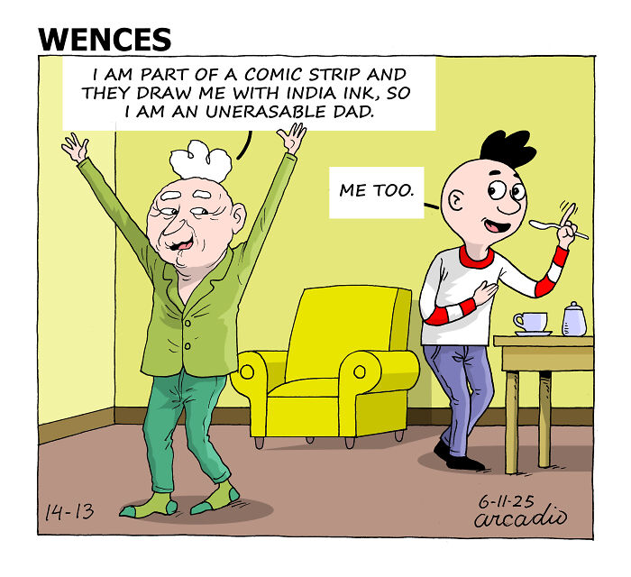 Here&#8217;s My New Comic About Wences And His Friends