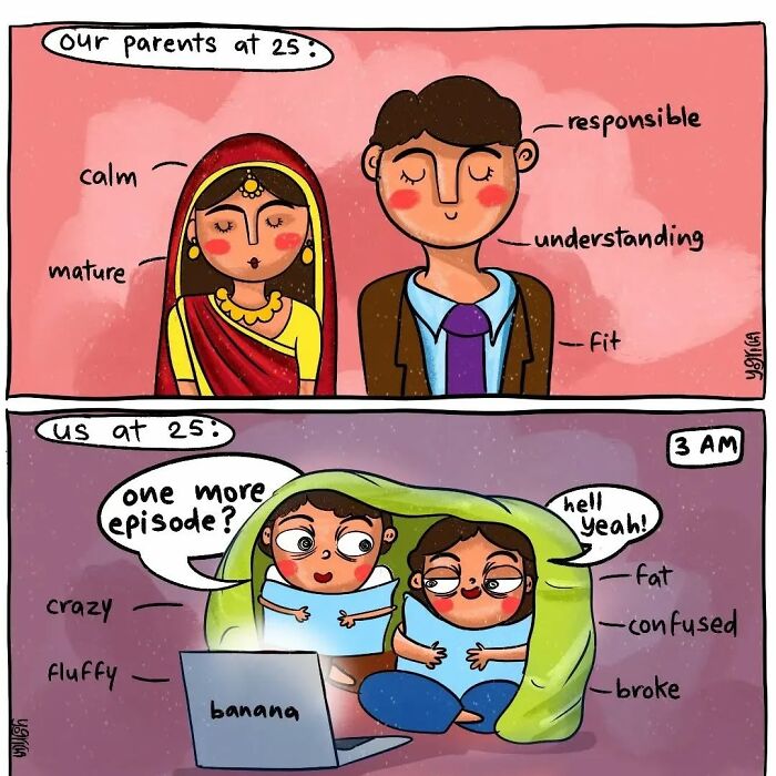 This Indian Artist Made 50 Simple Yet Deeply Relatable Comics About Everyday Feelings