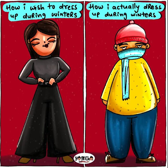 This Indian Artist Made 50 Simple Yet Deeply Relatable Comics About Everyday Feelings