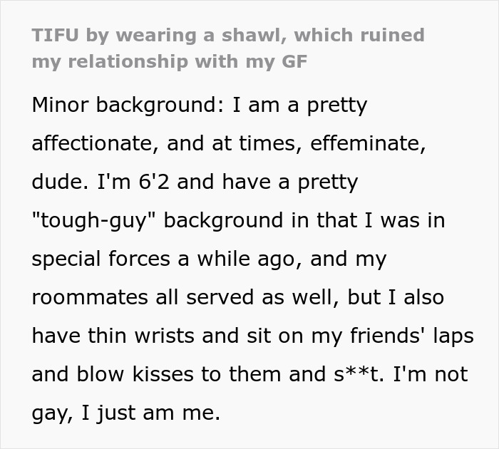 &#8220;She Gets Weird And Leaves&#8221;: Guy Loses GF Over A Fashion Choice