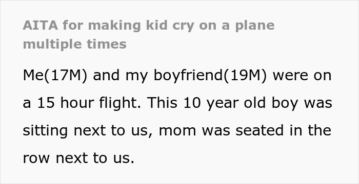 Guy Makes Kid Cry Multiple Times On A Plane After Saying &#8220;No,&#8221; Mom Calls Him Out