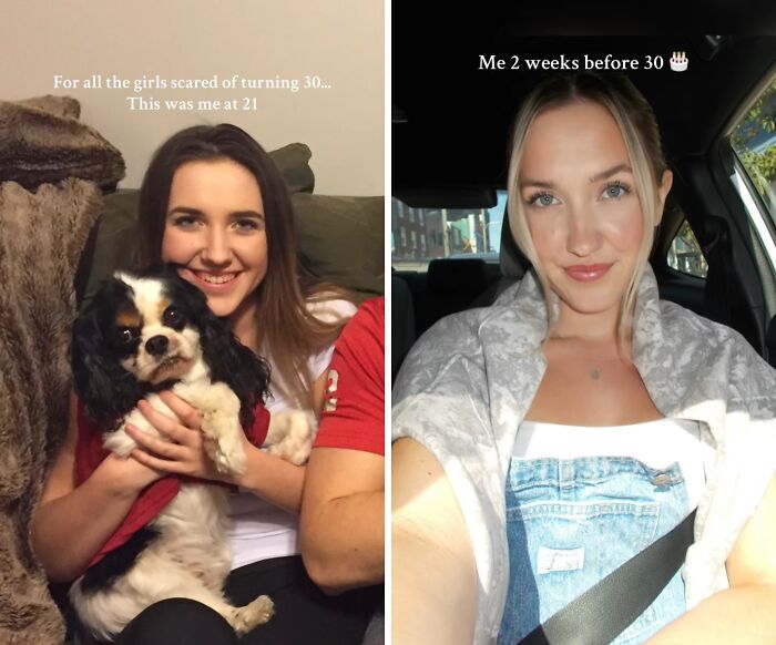 30-Year-Old Women Share What They Looked Like In Their 20s And How They Look Now