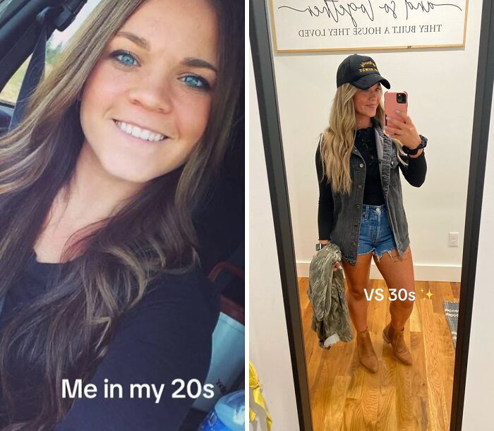 30-Year-Old Women Share What They Looked Like In Their 20s And How They Look Now