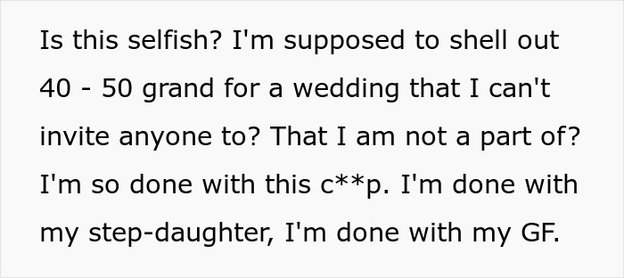Man’s Stepdaughter Chooses Her “Real Dad” To Walk Her Down The Aisle, So He Pulls The Plug