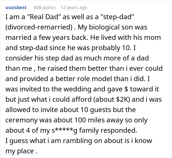 Man’s Stepdaughter Chooses Her “Real Dad” To Walk Her Down The Aisle, So He Pulls The Plug
