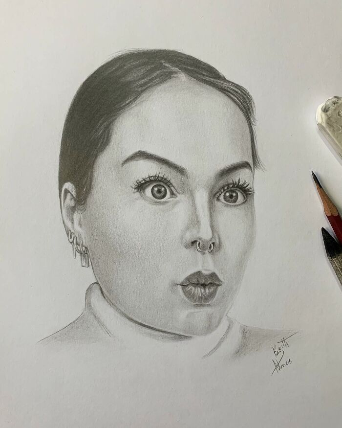 26 Pencil Portraits That Look Shockingly Real
