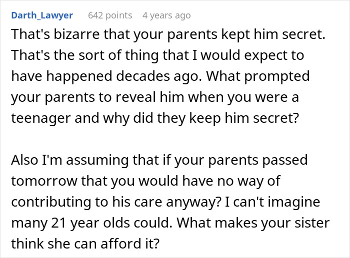 Parents Beg Son To Care For Disabled Bro After They’re Gone, Sis Furious As He Refuses