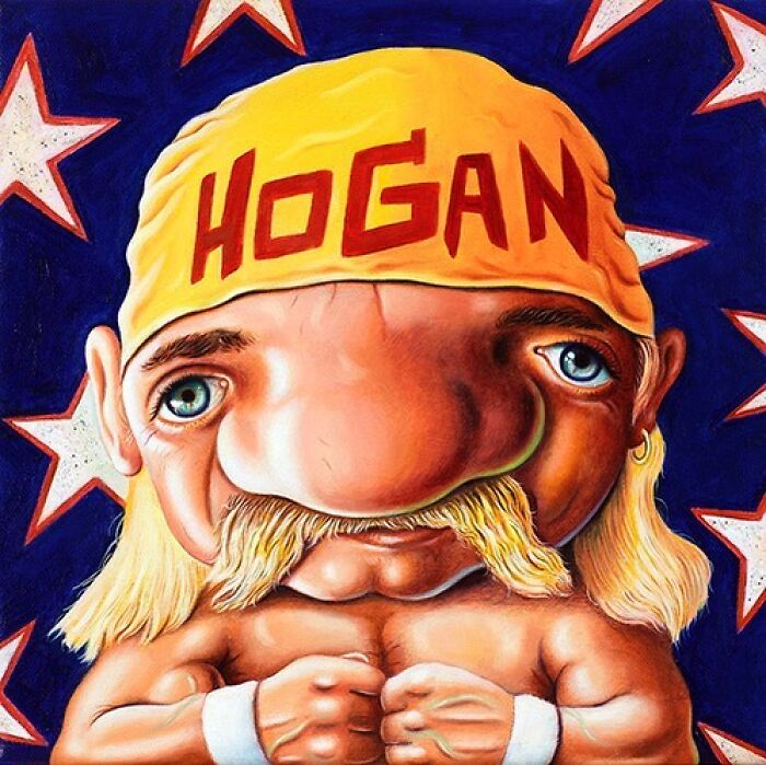 25 Playful, Surreal Paintings That Transform Famous Faces Into Fun Characters By JC Bravo