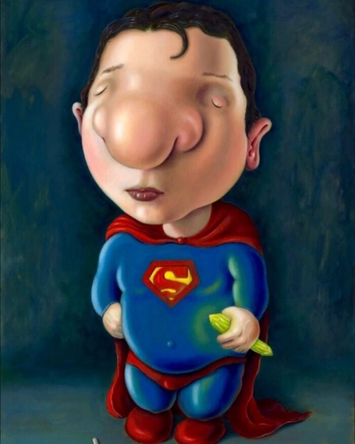 25 Playful, Surreal Paintings That Transform Famous Faces Into Fun Characters By JC Bravo