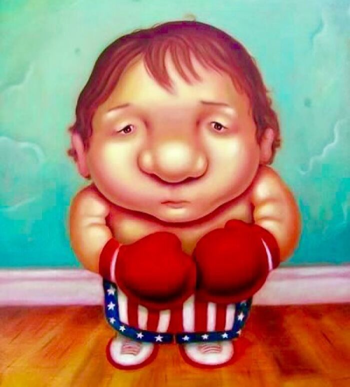 25 Playful, Surreal Paintings That Transform Famous Faces Into Fun Characters By JC Bravo