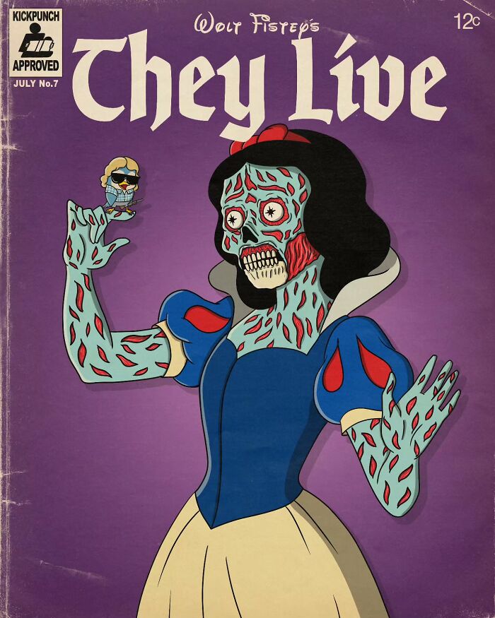 This Artist Turns Childhood Cartoons Into Dark Horror Masterpieces (50 New Pics)