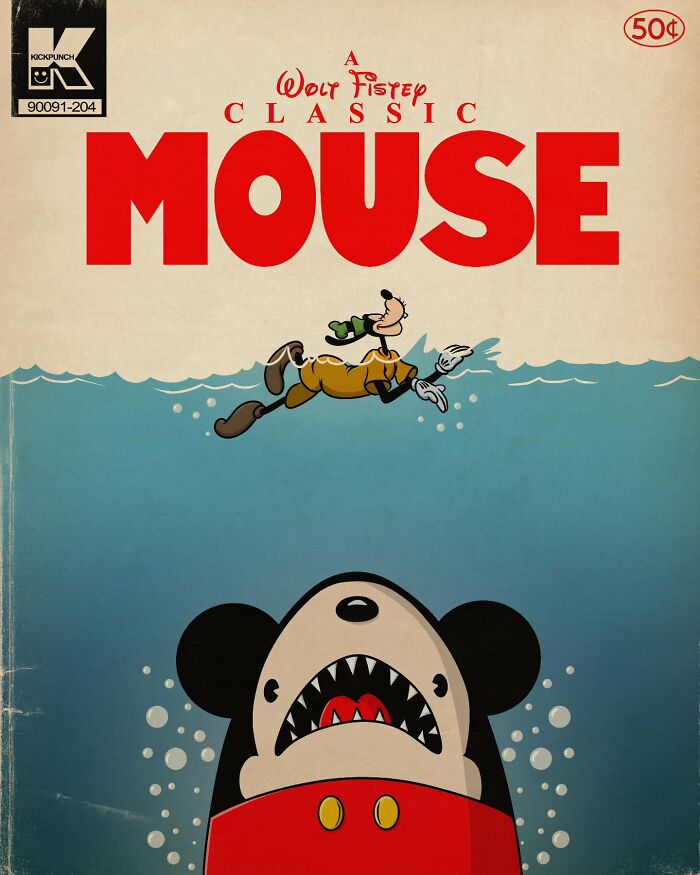 This Artist Turns Childhood Cartoons Into Dark Horror Masterpieces (50 New Pics)