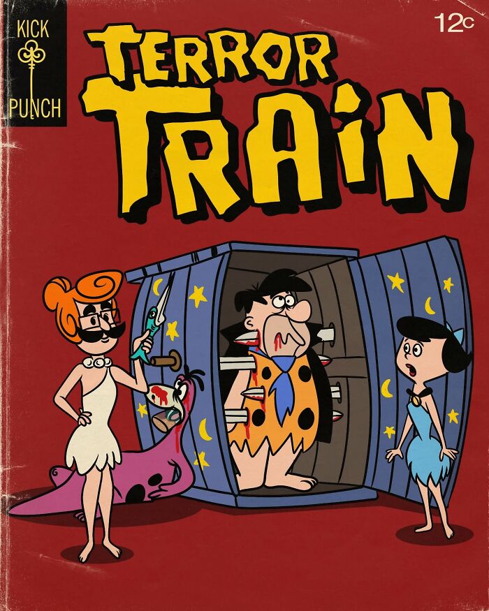 This Artist Turns Childhood Cartoons Into Dark Horror Masterpieces (50 New Pics)