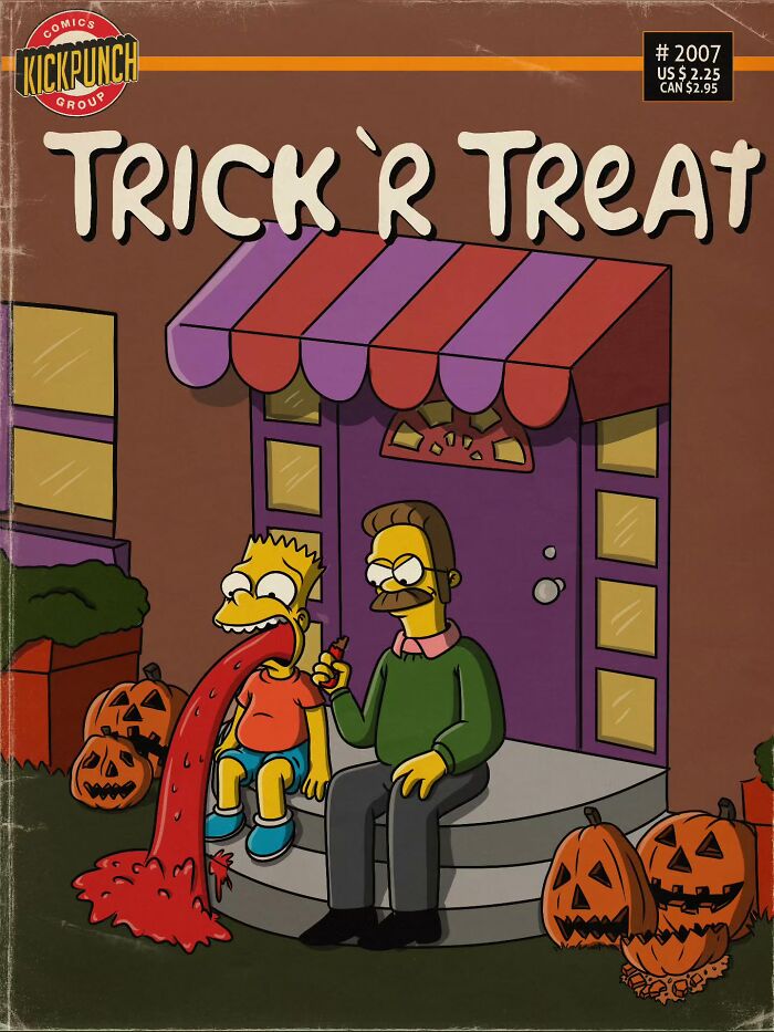 This Artist Turns Childhood Cartoons Into Dark Horror Masterpieces (50 New Pics)