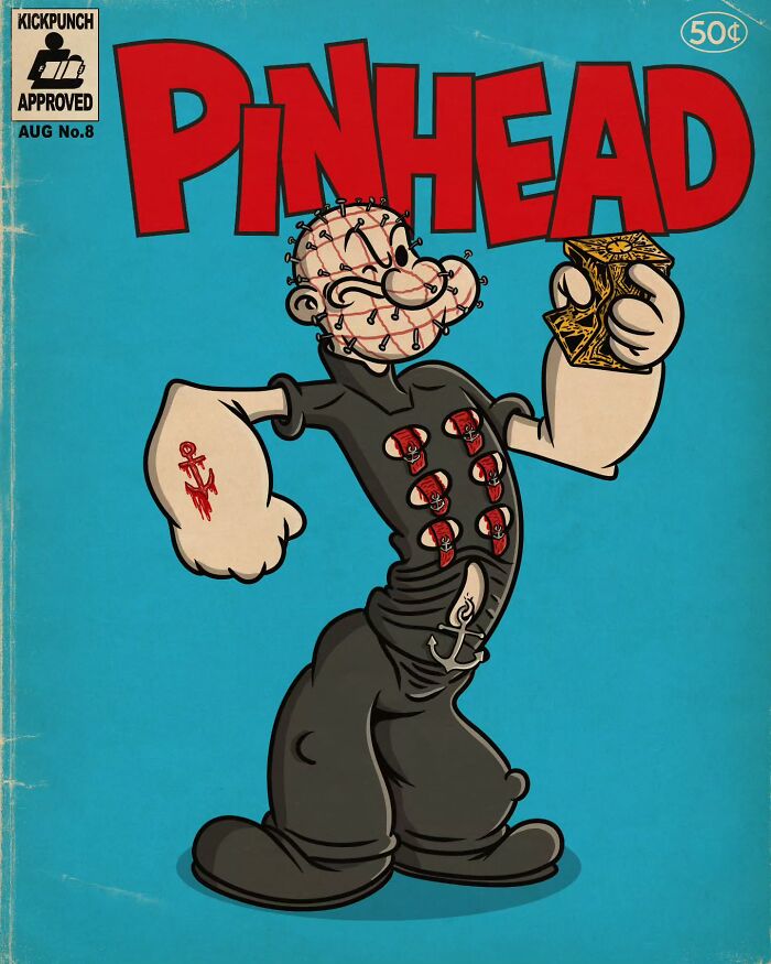 This Artist Turns Childhood Cartoons Into Dark Horror Masterpieces (50 New Pics)