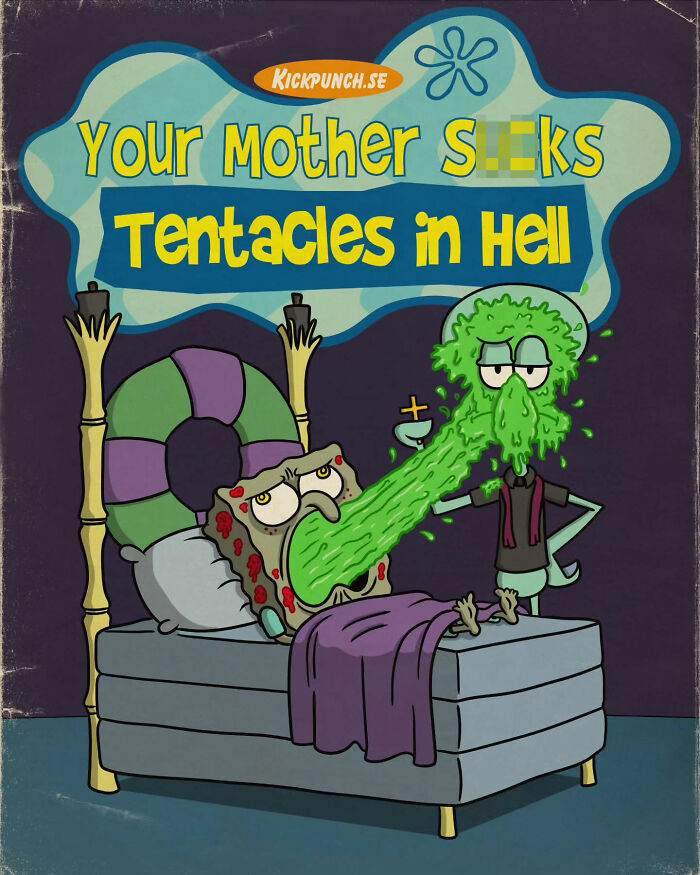 This Artist Turns Childhood Cartoons Into Dark Horror Masterpieces (50 New Pics)