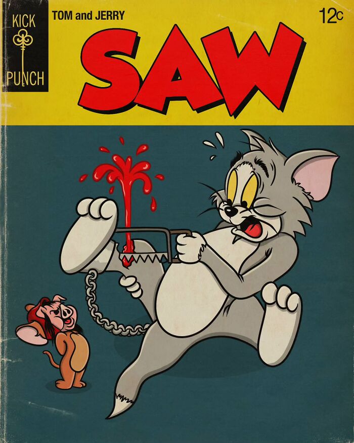 This Artist Turns Childhood Cartoons Into Dark Horror Masterpieces (50 New Pics)