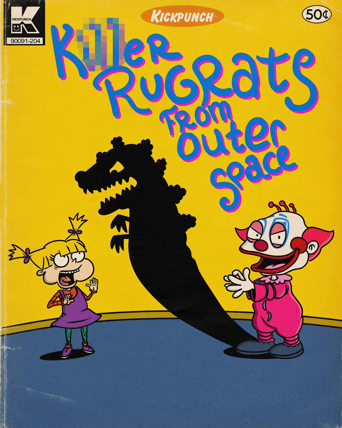 This Artist Turns Childhood Cartoons Into Dark Horror Masterpieces (50 New Pics)