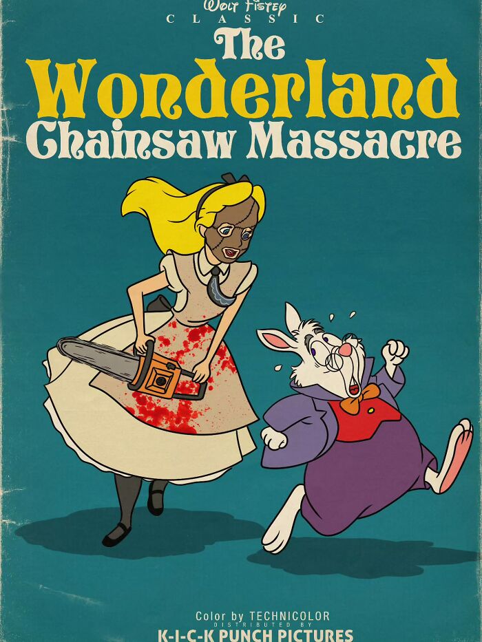 This Artist Turns Childhood Cartoons Into Dark Horror Masterpieces (50 New Pics)