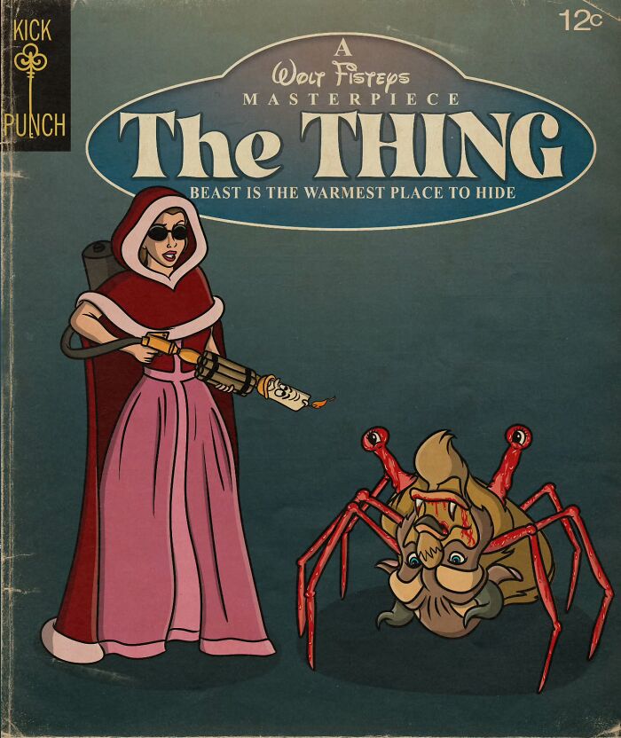 This Artist Turns Childhood Cartoons Into Dark Horror Masterpieces (50 New Pics)