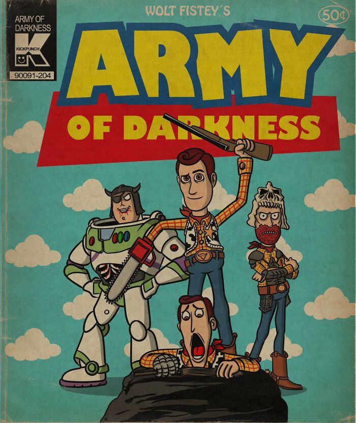 This Artist Turns Childhood Cartoons Into Dark Horror Masterpieces (50 New Pics)