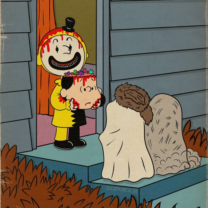 This Artist Turns Childhood Cartoons Into Dark Horror Masterpieces (50 New Pics)