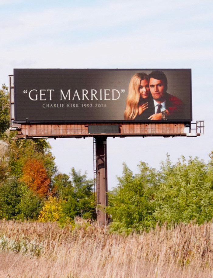Charlie Kirk’s Billboard Campaign Sets Off A Viral Wave Of Laughter And Backlash