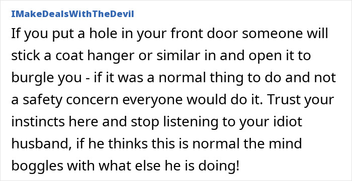 &#8220;He&#8217;s Clearly Bonkers&#8221;: Man Insists On Installing A Cat Flap, Wife Suspects It&#8217;s For His &#8220;Pet Fox&#8221;