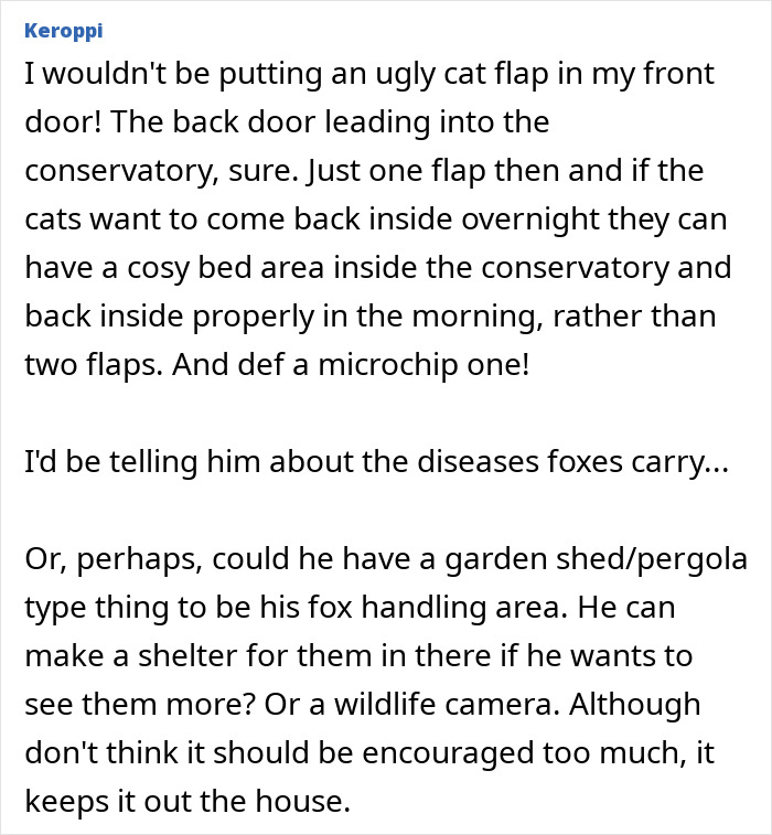 &#8220;He&#8217;s Clearly Bonkers&#8221;: Man Insists On Installing A Cat Flap, Wife Suspects It&#8217;s For His &#8220;Pet Fox&#8221;