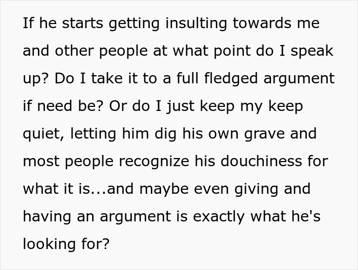 Arrogant Professor Makes People Miserable At Parties, Host&#8217;s Hubby Wonders About Confronting Him