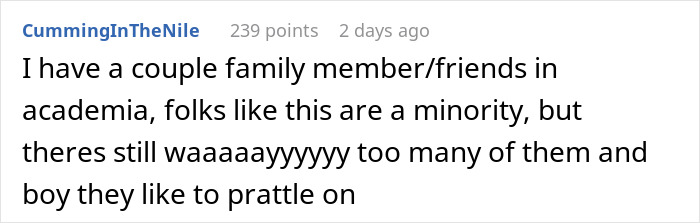 Arrogant Professor Makes People Miserable At Parties, Host&#8217;s Hubby Wonders About Confronting Him