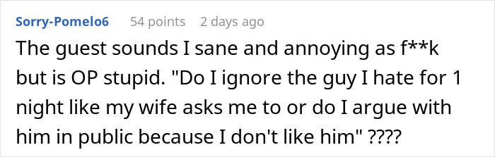 Arrogant Professor Makes People Miserable At Parties, Host&#8217;s Hubby Wonders About Confronting Him