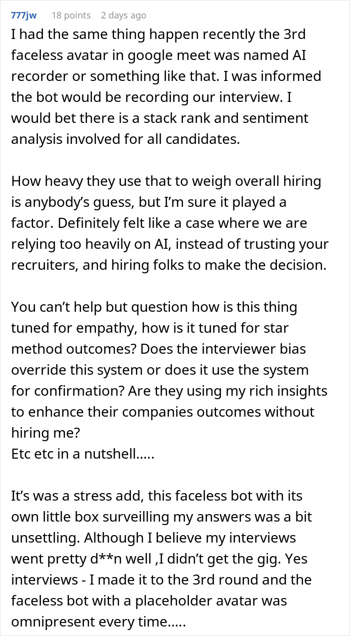 Job Interviews Turning To Dystopian Hell Are A Reality As This Person’s Experience Proves
