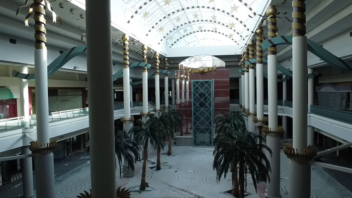 Influencers Exploring An Abandoned Mall Find A Dog Trapped Under An Escalator And Save The Day
